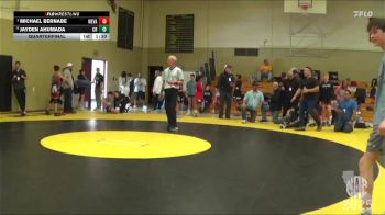 108 lbs Quarterfinal - Michael Bernabe, Dethrone vs Jayden Ahumada, Coalinga Roughnecks
