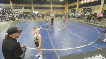 46 lbs Quarterfinal - Mila Lopez, So Cal Hammers vs Trey Mackintosh, Sanderson Wrestling Academy