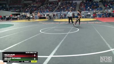 6A/5A Girls 120 Cons. Round 2 - Delilah Richards, Bend Girls vs Micah Muir, Lincoln Girls