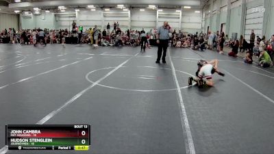 68 lbs Round 5 (6 Team) - John Cambra, Mat Assassins vs Hudson Stenglein, JOURNEYMEN