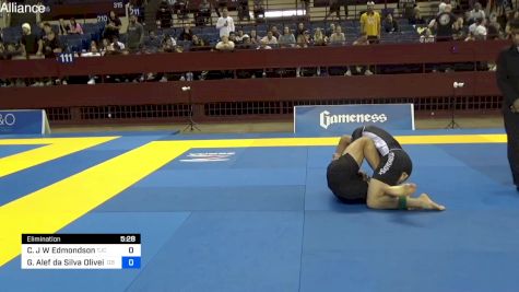 Craig J W Edmondson vs Gerson Alef Da Silva Oliveira 2024 Pan IBJJF Jiu-Jitsu No-Gi Championship