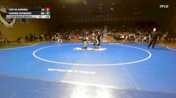 115 lbs 1st Place Match - Aubree Gutierrez, Marina vs Eve-Va Sarabia, San Luis Obispo