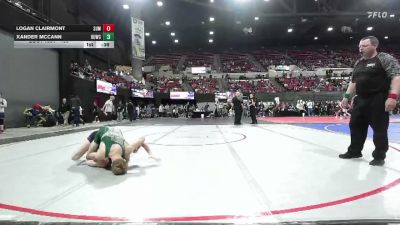 138 lbs Cons. Round 3 - Logan Clairmont, Palouse Elite Wrestling vs Xander McCann, Montana Disciples