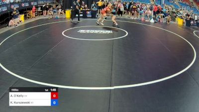 118 lbs Round Of 64 - Abbigail O'Kelly, OK vs Kylee Kurszewski, WI