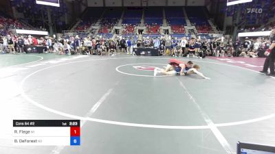 126 lbs Cons 64 #2 - Roger Flege, WI vs Benjamin DeForest, ND