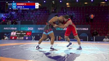 125 kg Quarterfinal - Zelimkhan Khizriev, Russia vs Taha Akgul, Turkey