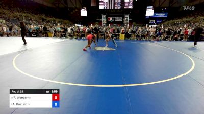 140 lbs Rnd Of 32 - Payton Weese, MO vs Aleksandra Bastaic, IN