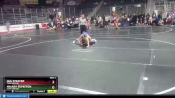 122 lbs Champ. Round 2 - Ava Strayer, Team Indiana vs Naudia Edmiston, Team Oregon