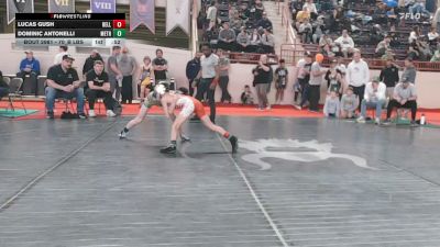 70_B lbs Consi Of 8 #2 - Lucas Gush, Belle Vernon vs Dominic Antonelli, Methacton
