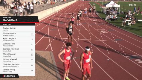 Men's 800m Section 2, Finals