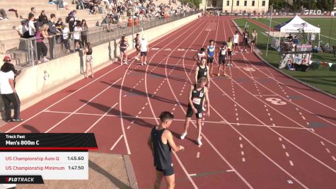 Men's 800m Section 3, Finals