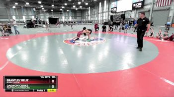 105 lbs Quarterfinal - Daewon Cooke, Team Real Life Wrestling vs Brantley Beliz, Moses Lake WC