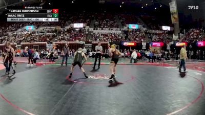 Champ. Round 1 - Nathan Gunderson, Choteau vs Isaac Tritz, Florence-Carlton