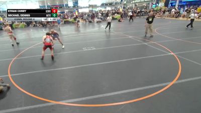126 lbs Cons. Round 4 - Ethan Curry, Unattached vs Michael Dennis, Unattached