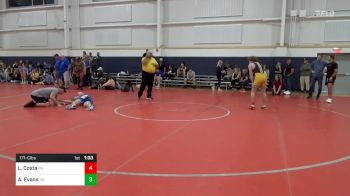 171-C lbs Final - Liam Costa, PA vs Andersen Evans, OH