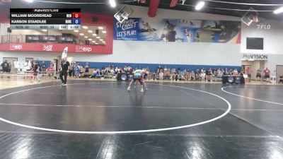 140 lbs William Moorehead, North Carolina Blue vs Karson Standlee, Missouri Red