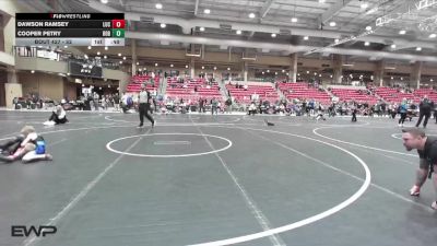 52 lbs Semifinal - Dawson Ramsey, Lucas vs Cooper Petry, Bobcat