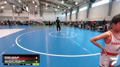 75 lbs Quarterfinal - Ryder Aguilar, Paradigm Wrestling vs Brantley Mccollum, Texas Wrestling Academy