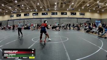 140 lbs Round 1 (8 Team) - Arminius Avant, Virginia Patriots vs Ezra Thomas, Reaper WC
