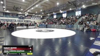 215 lbs Semifinal - Diego Cardona Kaufman, Chaparral vs Marley George, Temecula Valley