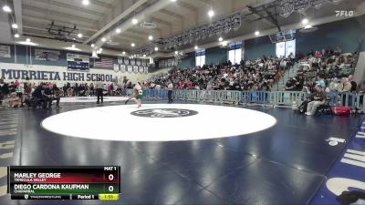 215 lbs Semifinal - Diego Cardona Kaufman, Chaparral vs Marley George, Temecula Valley