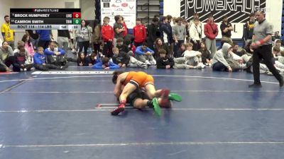 114 lbs 5th Place - Brock Humphrey, Linsly School-WV vs Camron Smith, Trinity Camp Hill