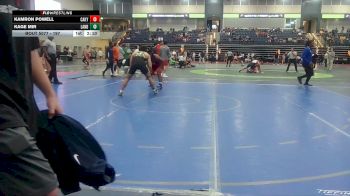 197 lbs Champ. Round 1 - Kamron Powell, Unattached Montevallo vs Kage Mir, LANDER