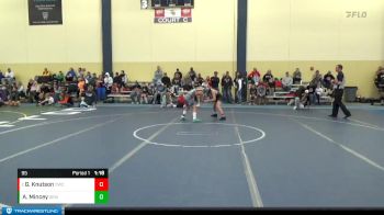 95 lbs Semifinal - Grant Knutson, Outlaw Wrestling Club vs Adrain Mincey, S.O.A.R.R. Elite Wrestling