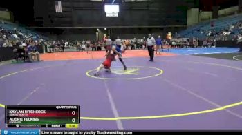 115 lbs Quarterfinal - Kaylan Hitchcock, Olathe-North vs Audrie Felkins, Goddard