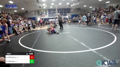 58 lbs Consi Of 8 #2 - Knox Williams, Perry Wrestling Academy vs Randy Wanzer, Chandler Takedown Club