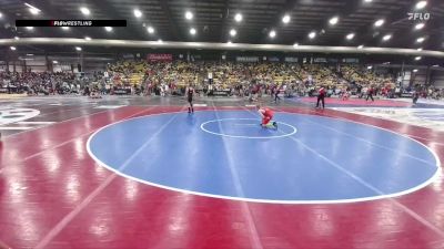 95 lbs Quarterfinal - Hudson Shull, Sturgis Youth Wrestling vs Brayden Royce, Parkston