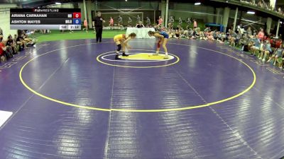 115 lbs Ariana Carnahan, Maryland vs Ashton Mayes, Missouri Red
