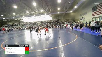 150 lbs 1st Place Match - Blu Stephens, Sanderson Wrestling Academy vs Taitum Koyle, Champions Wrestling Club