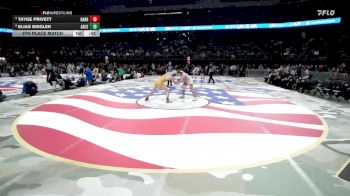 5th Place Match - Elias Biegler, Aberdeen Central vs Tayge Privett, Harrisburg