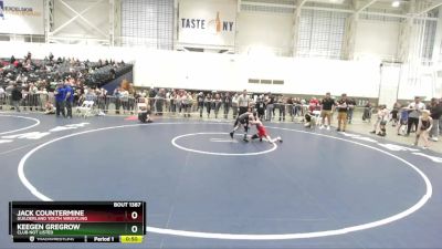 66 lbs Cons. Round 2 - Keegen Gregrow, Club Not Listed vs Jack Countermine, Guilderland Youth Wrestling