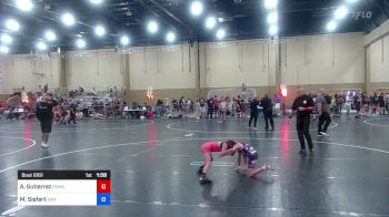 62 lbs Rr Rnd 3 - Aaliyah Gutierrez, Pomona Elite vs Maddyn Siefert, Sarbacker Wrestling Academy