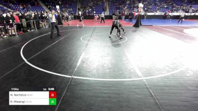 175 lbs Round Of 64 - Nathan Nortelus, Reading vs Ryan Mwangi, Chelmsford