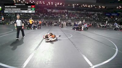 53 lbs Round Of 16 - Wyatt Bautis, Cordoba Trained vs Colton Cossabon, Cumberland