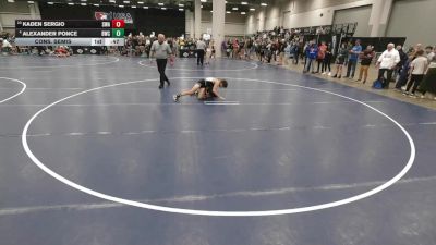 110 lbs Cons. Semis - Alexander Ponce, Bulldog Wrestling Club vs Kaden Sergio, Sebolt Wrestling Academy
