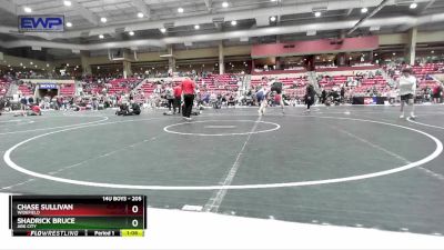 205 lbs 3rd Place Match - Shadrick Bruce, Ark City vs Chase Sullivan, Widefield