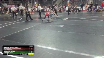 65 lbs 7th Place Match - Brindley Mazzulla, Team Nebraska vs Jessica Dean, Team New Jersey