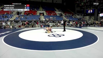 113 lbs Cons. Rd Of 32 - Hayden Black, VA vs Lewis Davis, AR