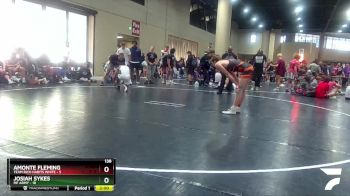 138 lbs Round 2 Champ & Wb (32 Team) - Amonte Fleming, Team Rich Habits White vs Josiah Sykes, MF Army