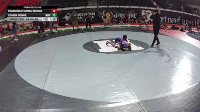 58-63 lbs Cons. Semis - Francisco Urrea-munoz vs Cohen Senne, Montana