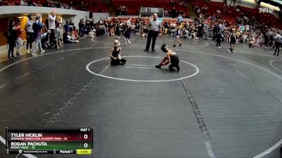 44-48 lbs Quarterfinal - Tyler Hicklin, Donahue Wrestling Academy DWA vs Rogan Pachuta, Rising Kingz