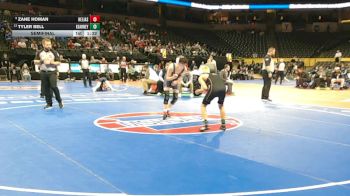 106 Class 3 lbs Semifinal - Zane Homan, Helias Catholic vs Tyler Bell, Kearney
