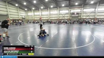 105 lbs Quarterfinal - Kolton DeForest, Brighton Wrestling Club vs Kord Judkins, Roy Wrestling Club