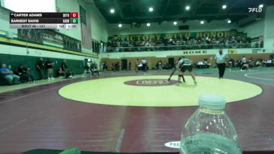157 lbs Champ. Round 1 - Earnest Davis, Cabrillo/Long Beach vs Carter Adams, South Torrance