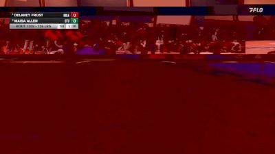 126 lbs 3rd Place - Delaney Frost, Noble vs Maisa Allen, Otter Valley