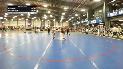 160 lbs Consi Of 16 #2 - Joey Ruiz, NJ vs Ewan Olson, PA